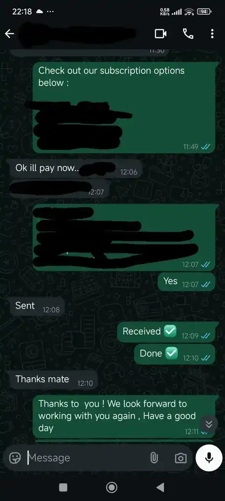 Wtsp6 - Anonym IPTV Premium IPTV Subscription